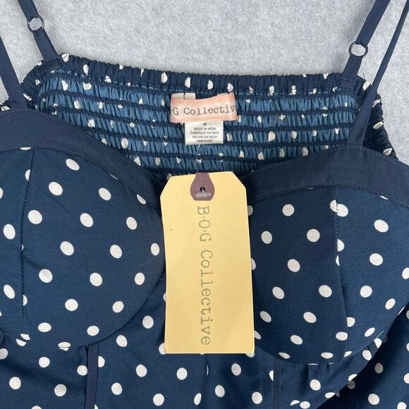 L3010 NWT BOG Collective Adjustable Straps Pockets Fit & Flare Dress Size M - Picture 4 of 7